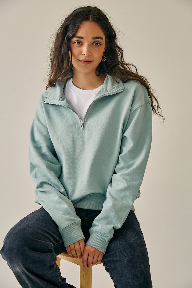 ORGANIC QUARTER ZIP JACKET