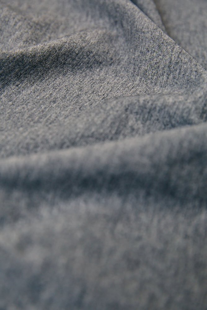 ORGANIC COTTON T-SHIRT GREY HEATHER