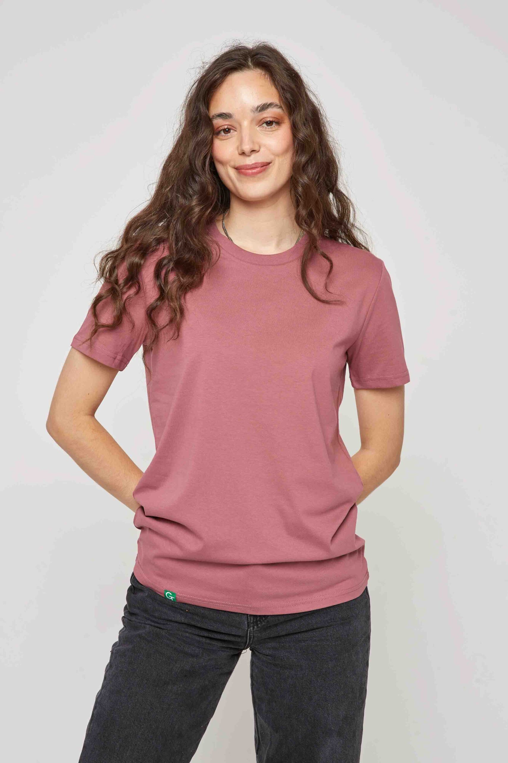 dark rose t-shirt – liz