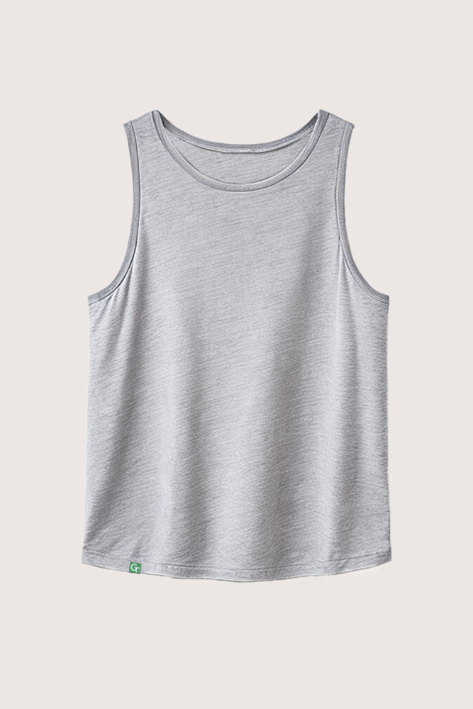 ladies grey heather tank