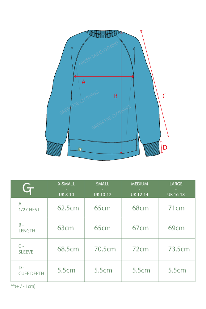 LADIES-BLUE-SWEATER-SIZE CHART