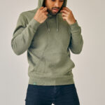 khaki heather hoodie – tom