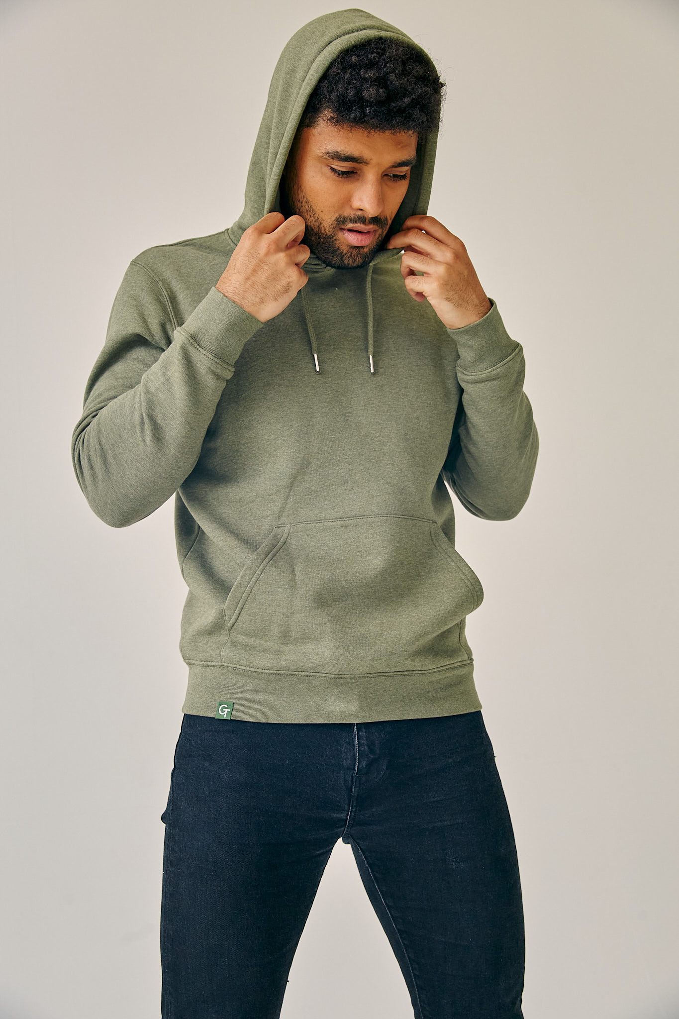 khaki heather hoodie – tom