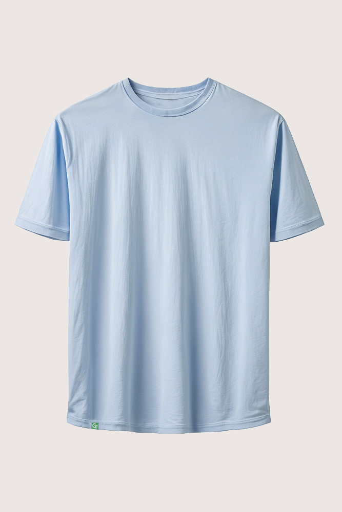 cool blue relaxed t-shirt