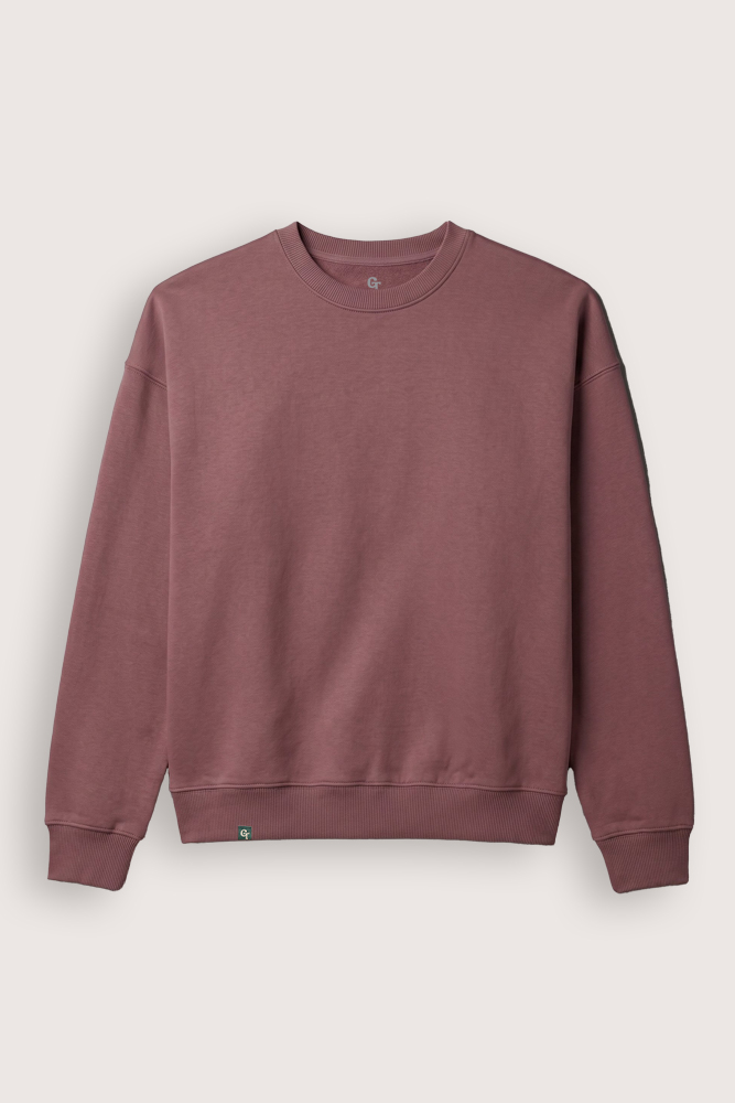 Rose Brown Relaxed Sweater