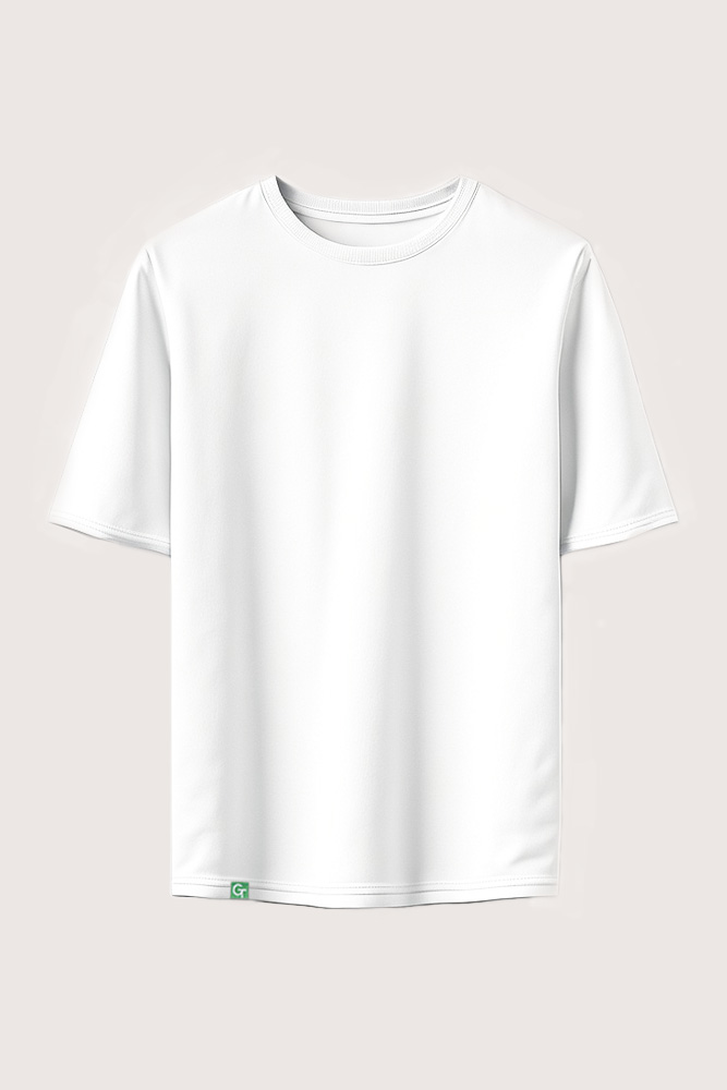 white relaxed heavy t-shirt