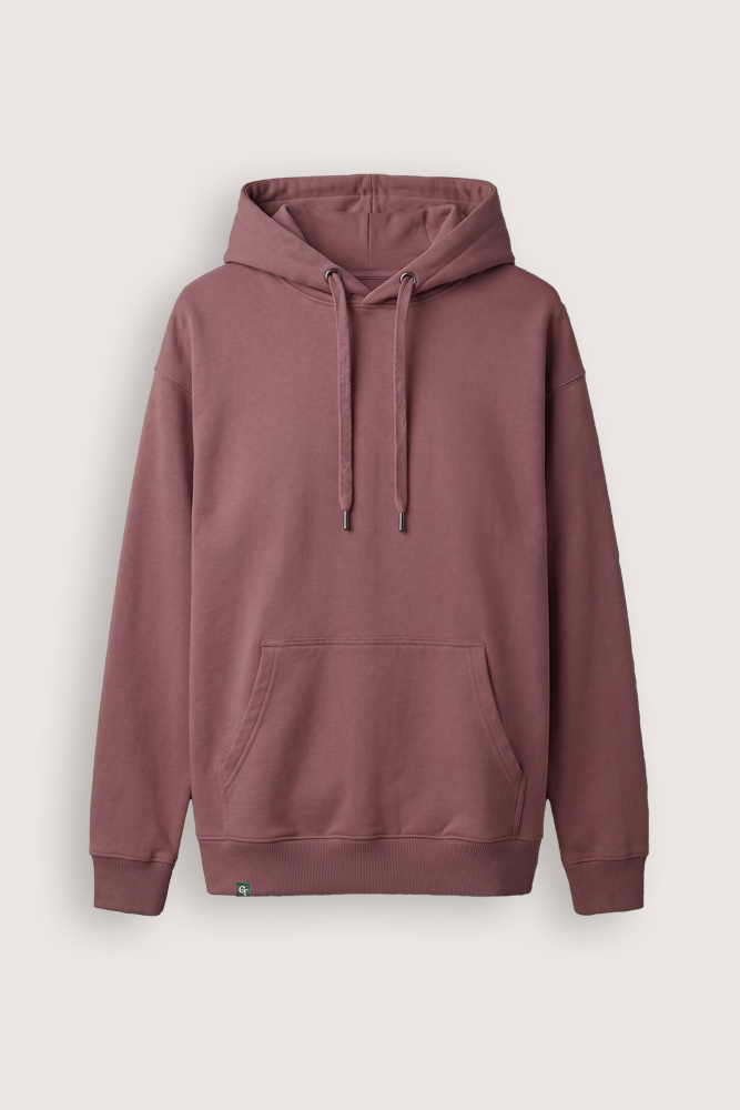 Rose Brown Relaxed Hoodie