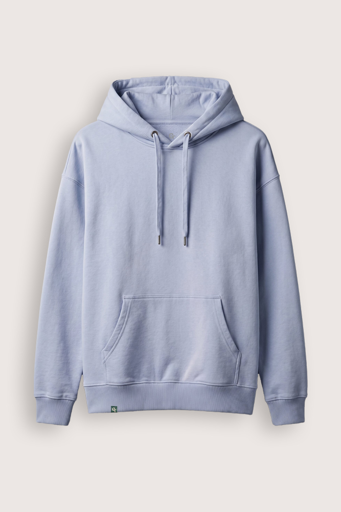 Cool Blue Relaxed Hoodie