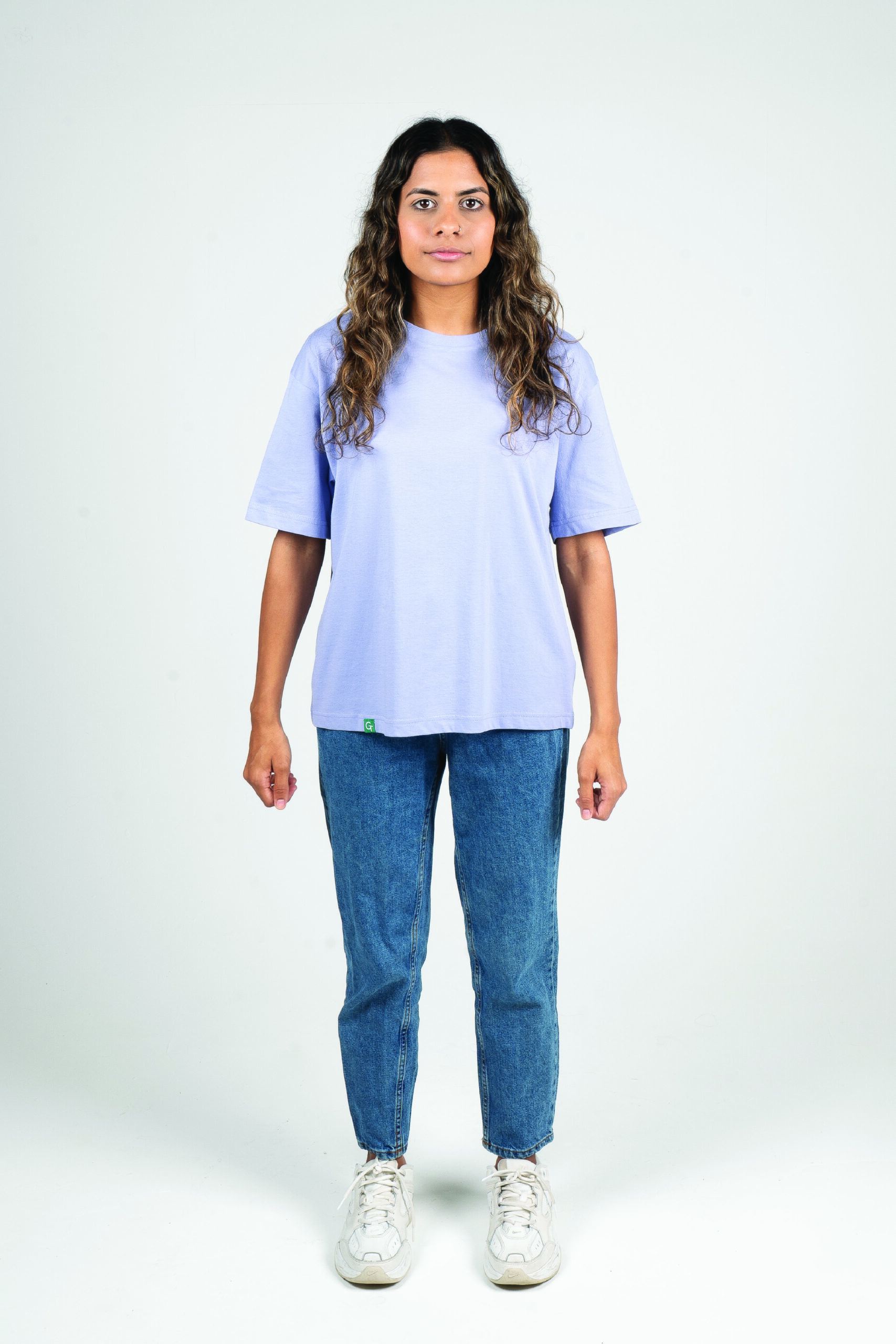 women's relaxed tee - violet 1