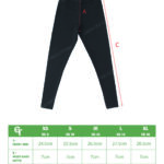 updated leggings size chart