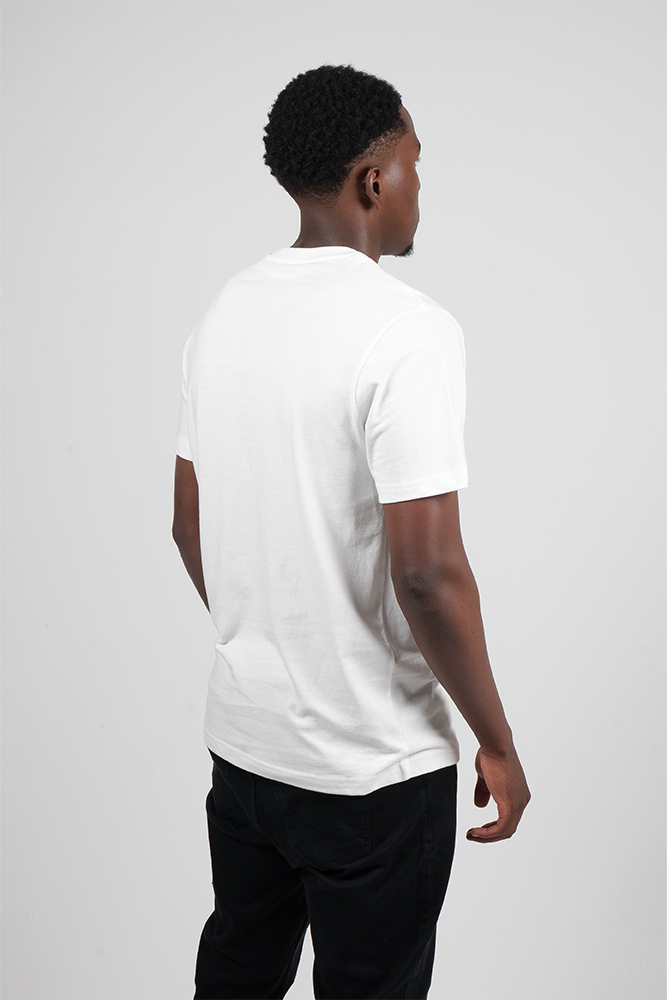 Flat white relaxed tee 03