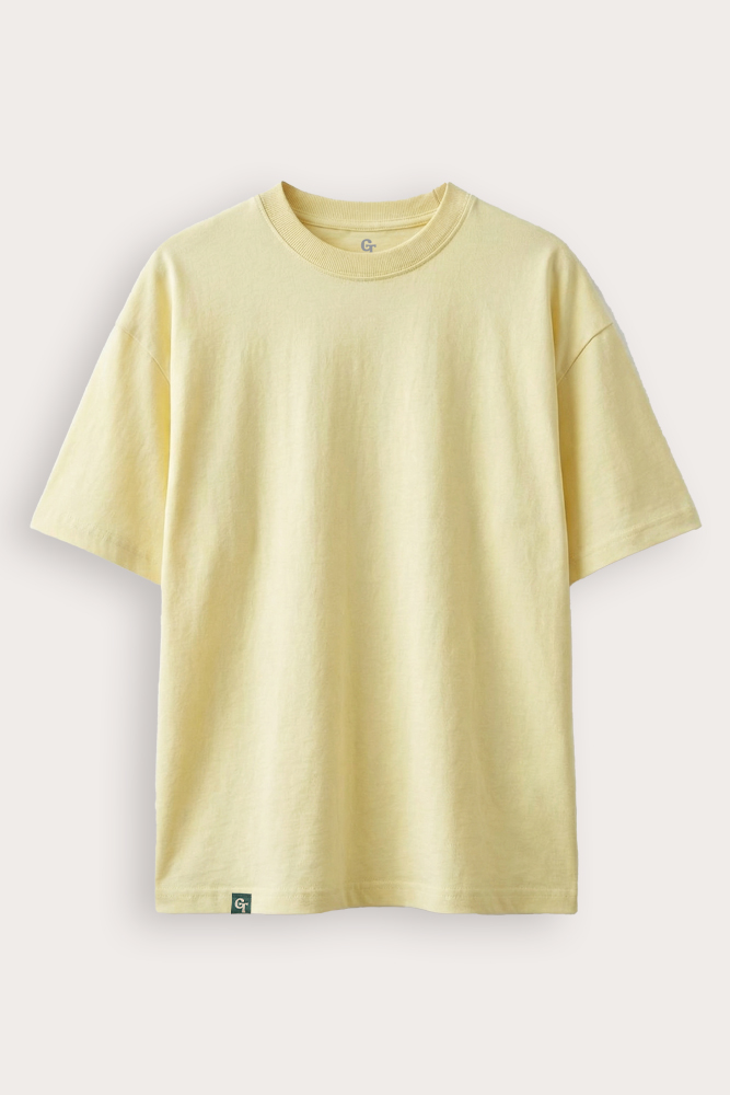 Lemon boxy tee