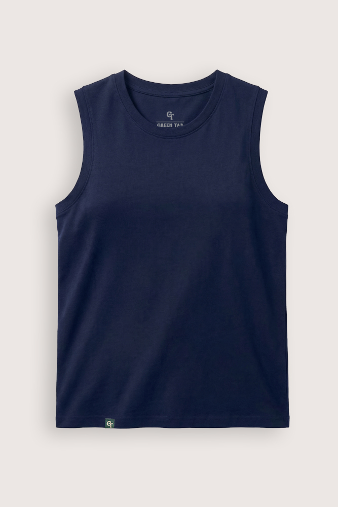 Womens navy tank