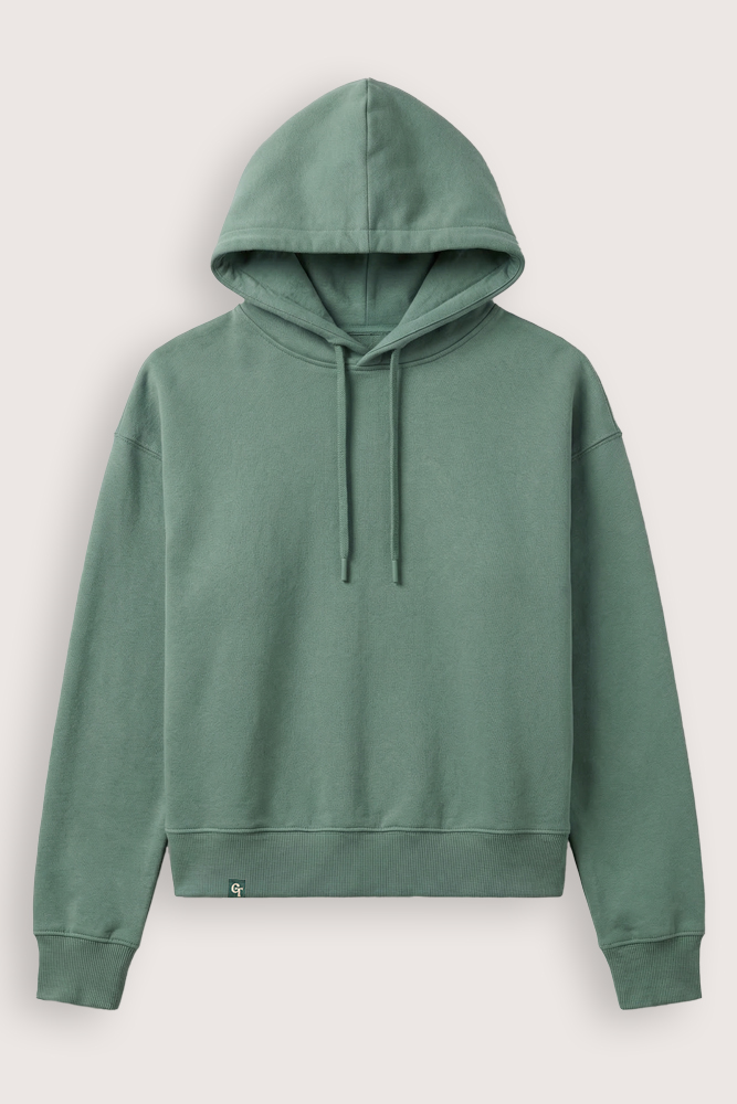 Ladies Sea Green Hoodie