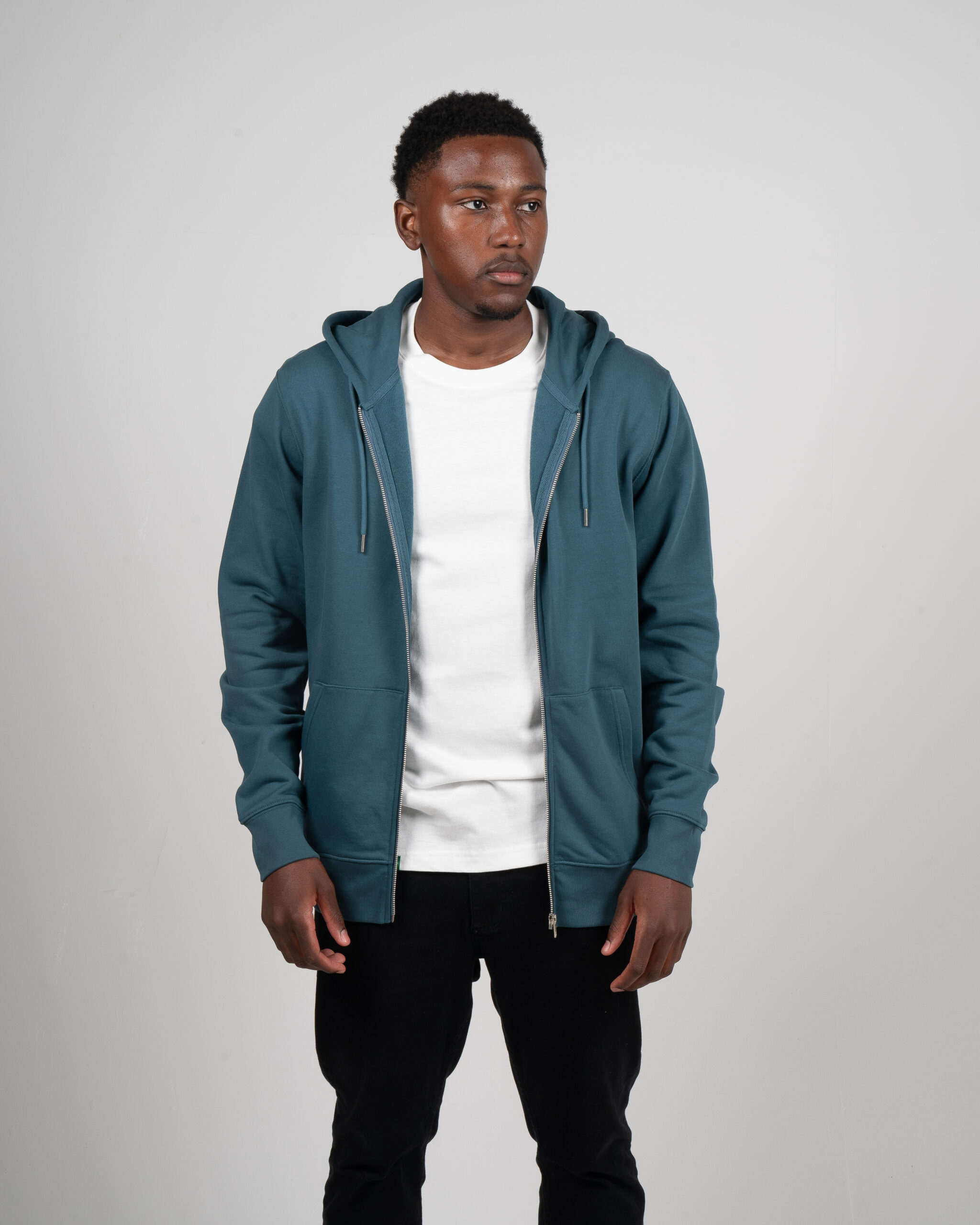 MENS-TEAL-ZIP-HOODIE-FRONT-OPEN