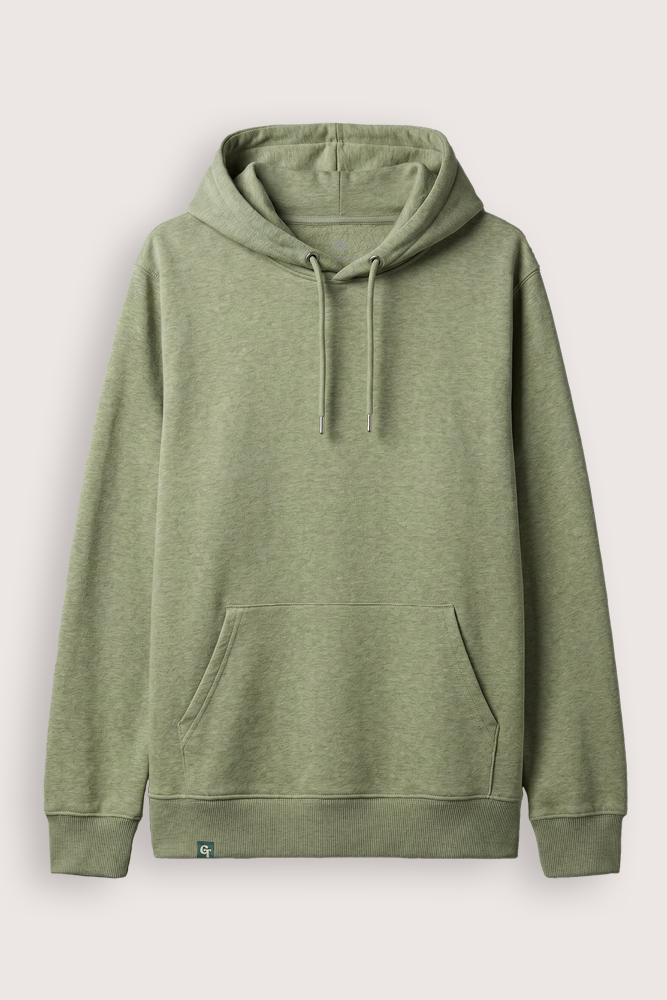 Khaki Green Heather Hoodie